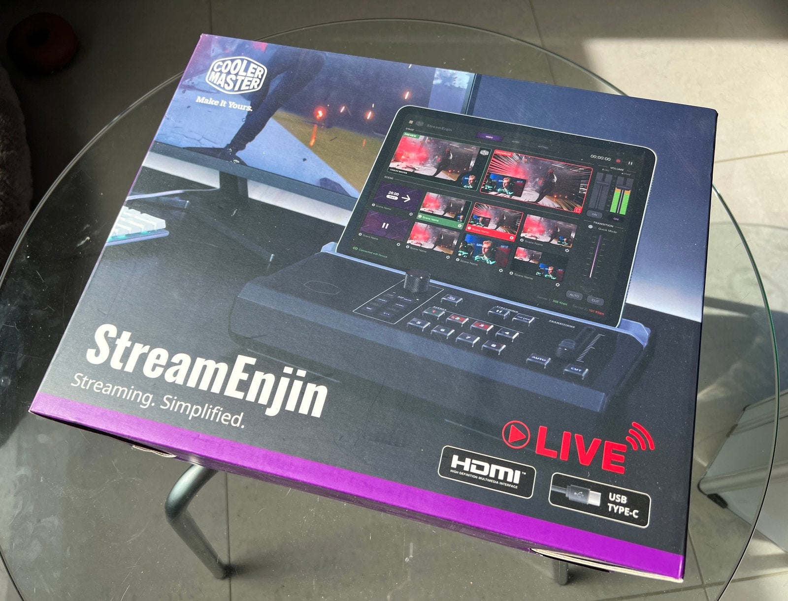 Cooler Master StreamEnjin Video Mixer Livestream, Enlèvement ou Envoi, Caméra, Comme neuf, Autres types