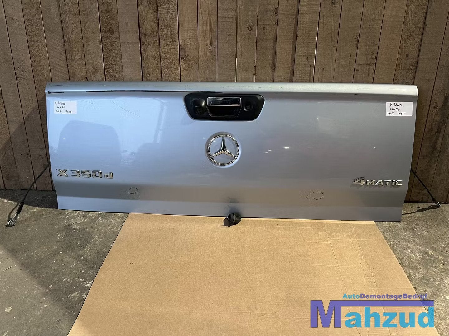 MERCEDES X KLASSE W470 blauw achterklep 2017-2020, Mercedes-Benz, Utilisé, Mercedesstrasse 120
70372  Stuttgart, DE, Porte