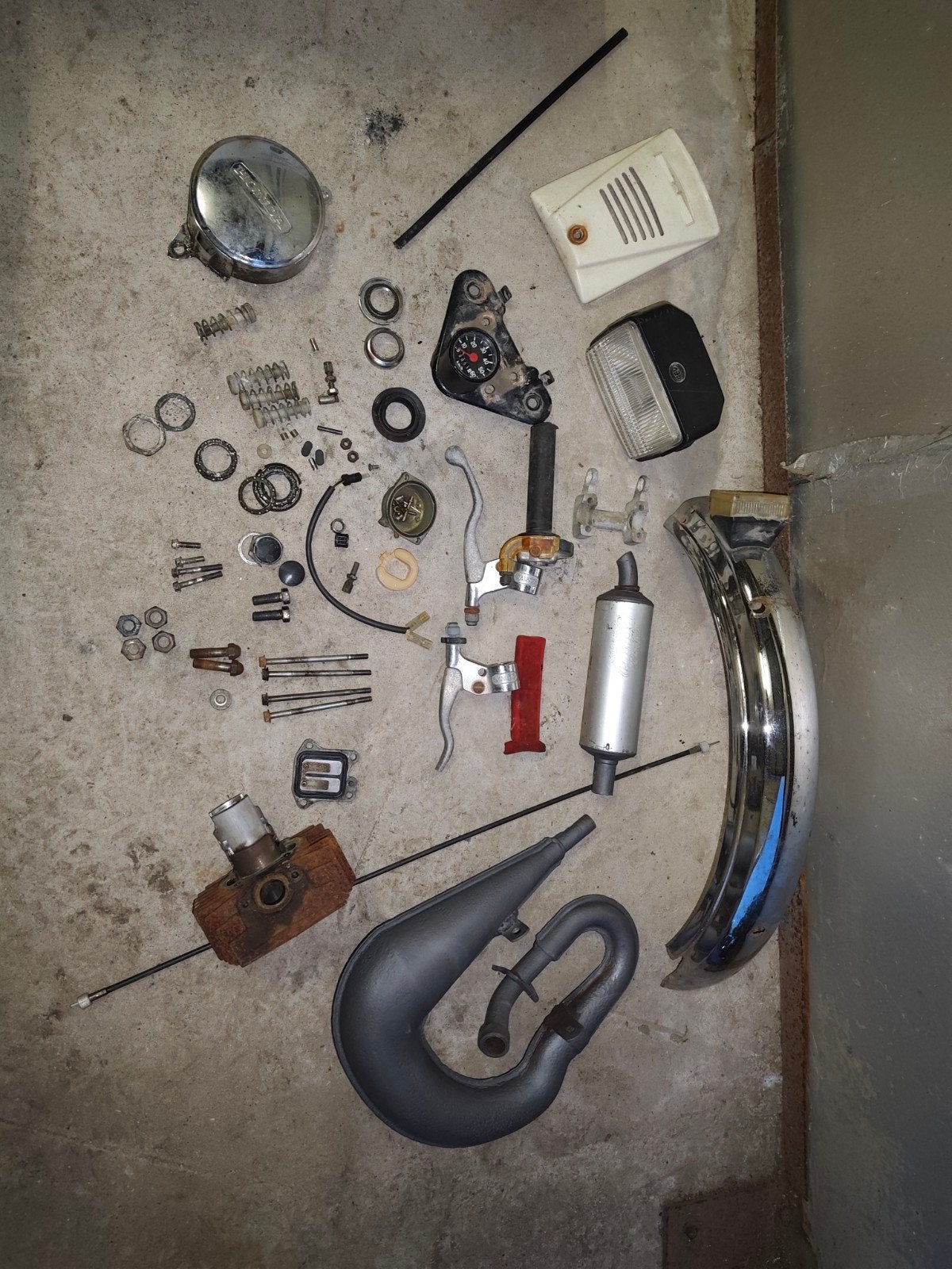 Onderdelen honda camino, Ophalen