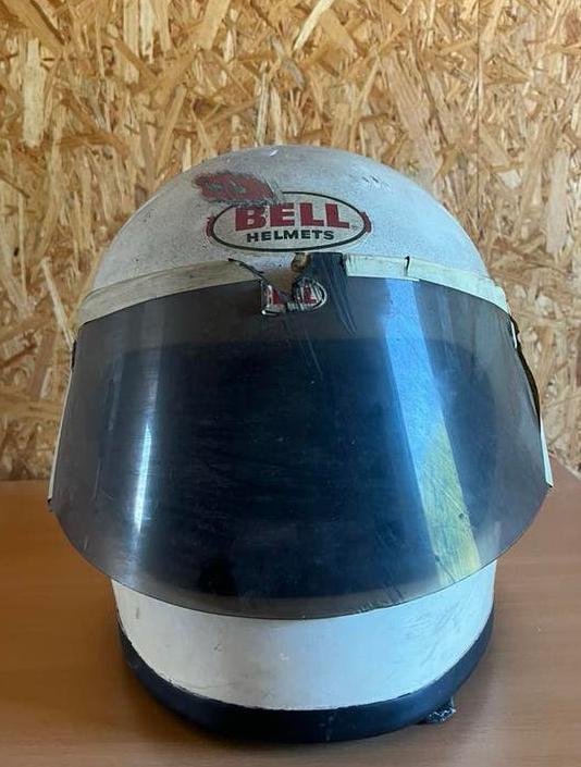 Casque Vintage BELL STAR Original1970Made in USA Long Beach, Enlèvement, Utilisé, Motos