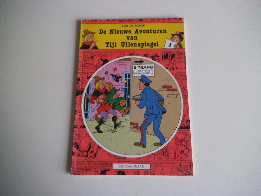 2 strips Tijl Uilenspiegel  nr 1 - 3   De Moor, Boeken, Gelezen, Bob De Moor, Ophalen of Verzenden, Meerdere stripboeken