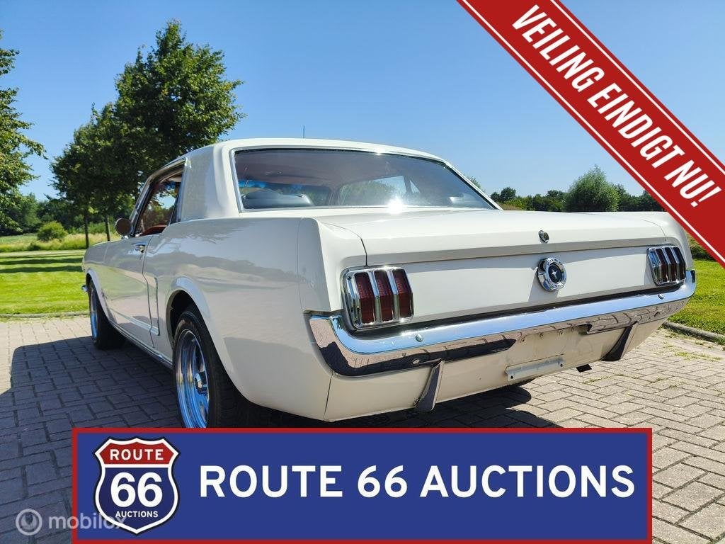 Ford Mustang | 1965 | Route 66 Auctions, Zwart, Bedrijf, Handgeschakeld, Overige carrosserie