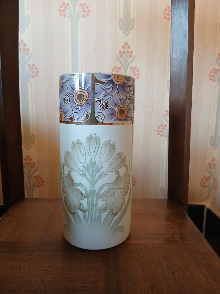 ART NOUVEAU vaas K&G Luneville, Antiek en Kunst, Ophalen of Verzenden