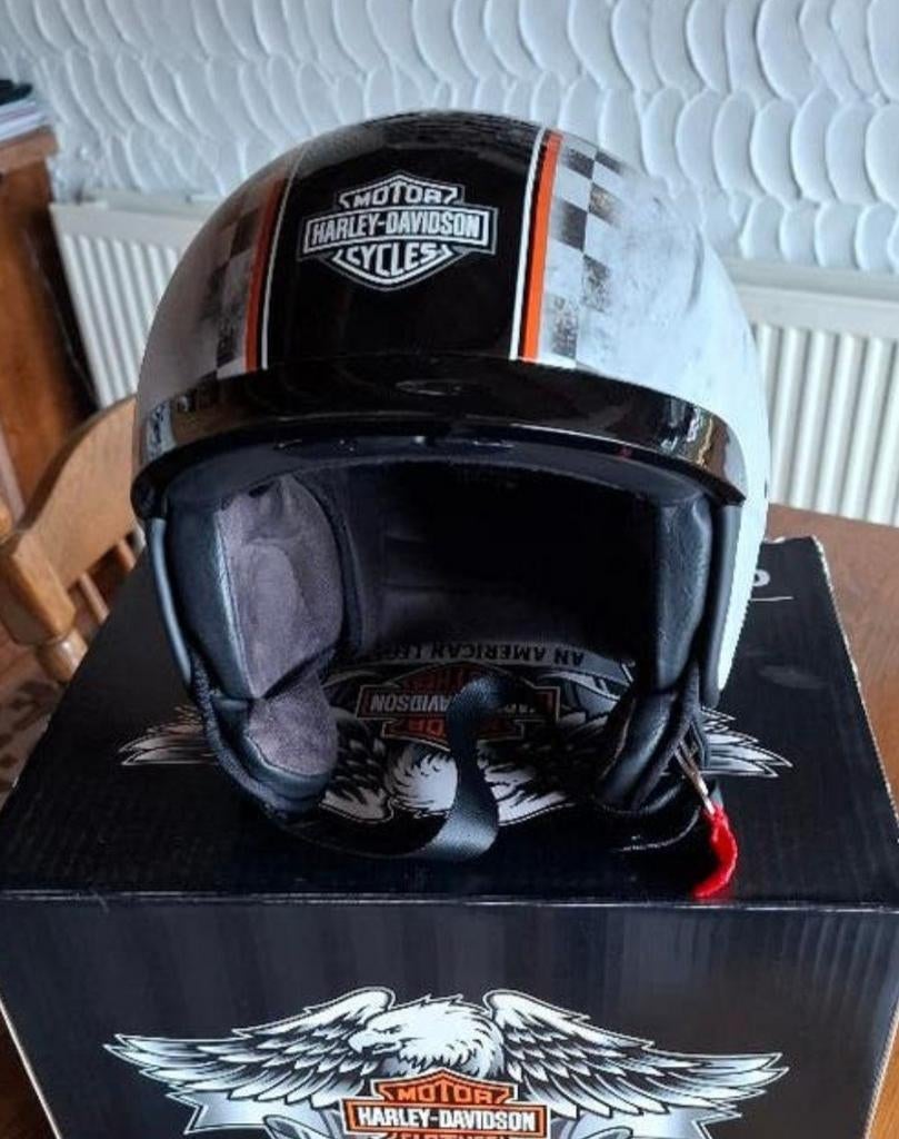 Nieuwe jethelm Harley Davidson, zeer licht maat M, Motoren, Ophalen of Verzenden, M, Jethelm