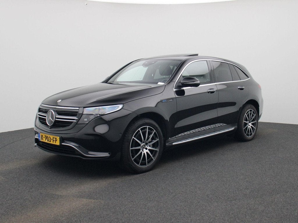 Mercedes-Benz EQC 400 4MATIC Business Solution AMG 80 kWh So, Auto's, Automaat, Zwart, 2395 kg, 80 kWh
