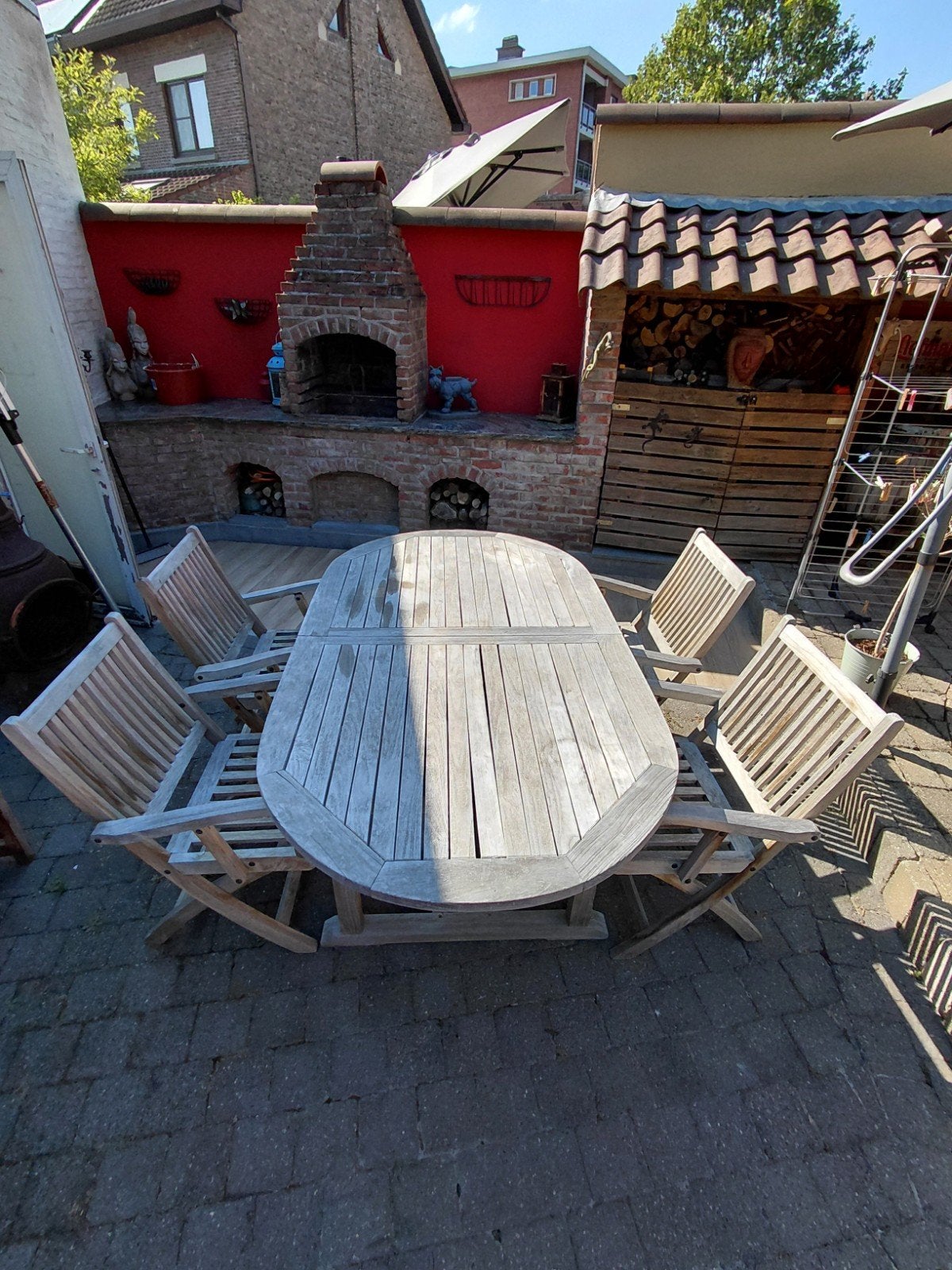 Tuinset,  teak., Ophalen, Tuinset