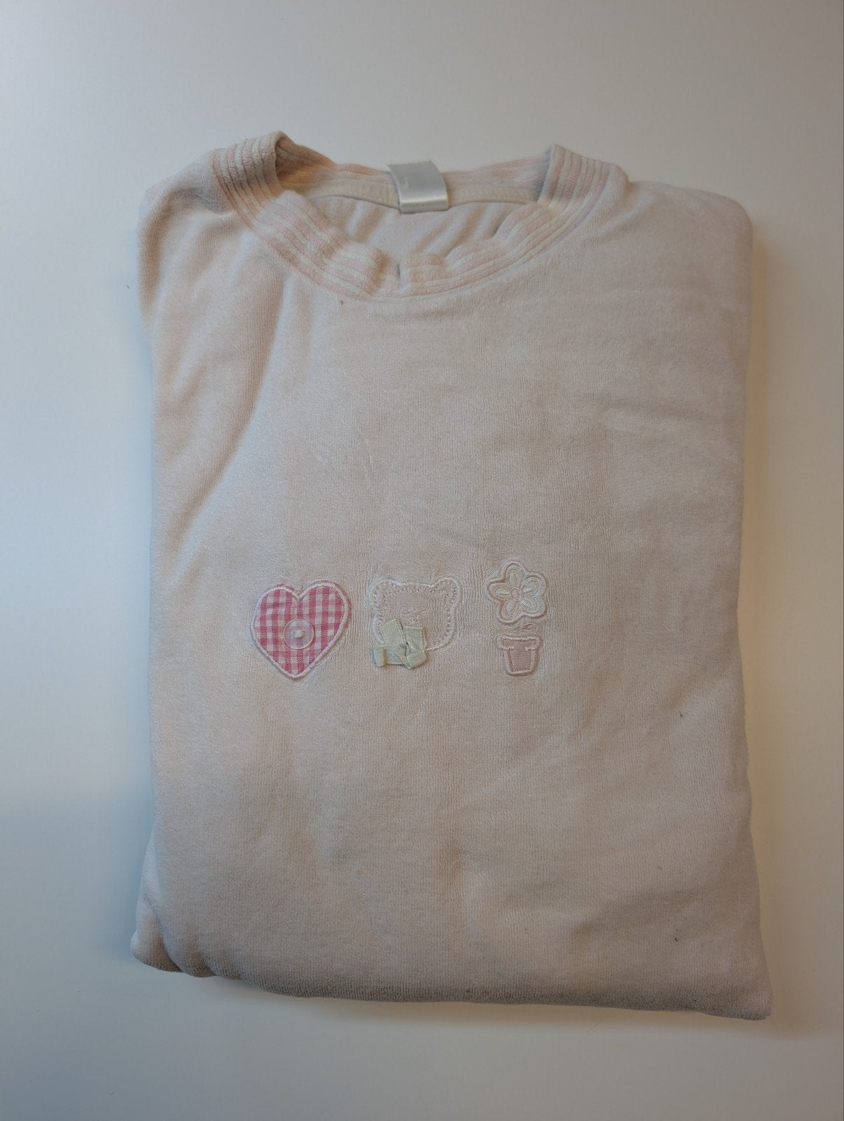 warme fluwelen pyjama voor meisjes van 12 jaar, Kinderen en Baby's, Ophalen of Verzenden, Zo goed als nieuw, Meisje, Nacht- of Onderkleding