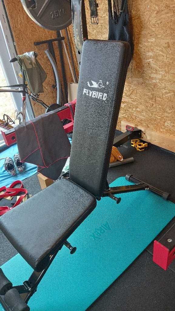 Verstelbare halterbank, Enlèvement, Comme neuf, Pectoraux, Banc d'exercice