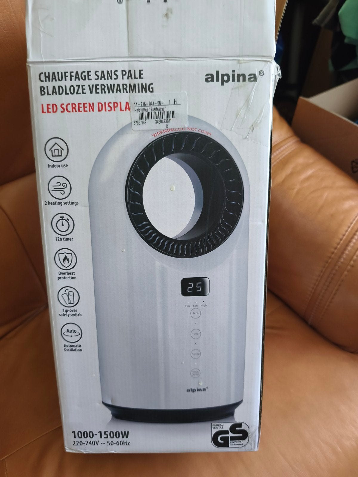 Radiateur ventilateur neuf, Enlèvement