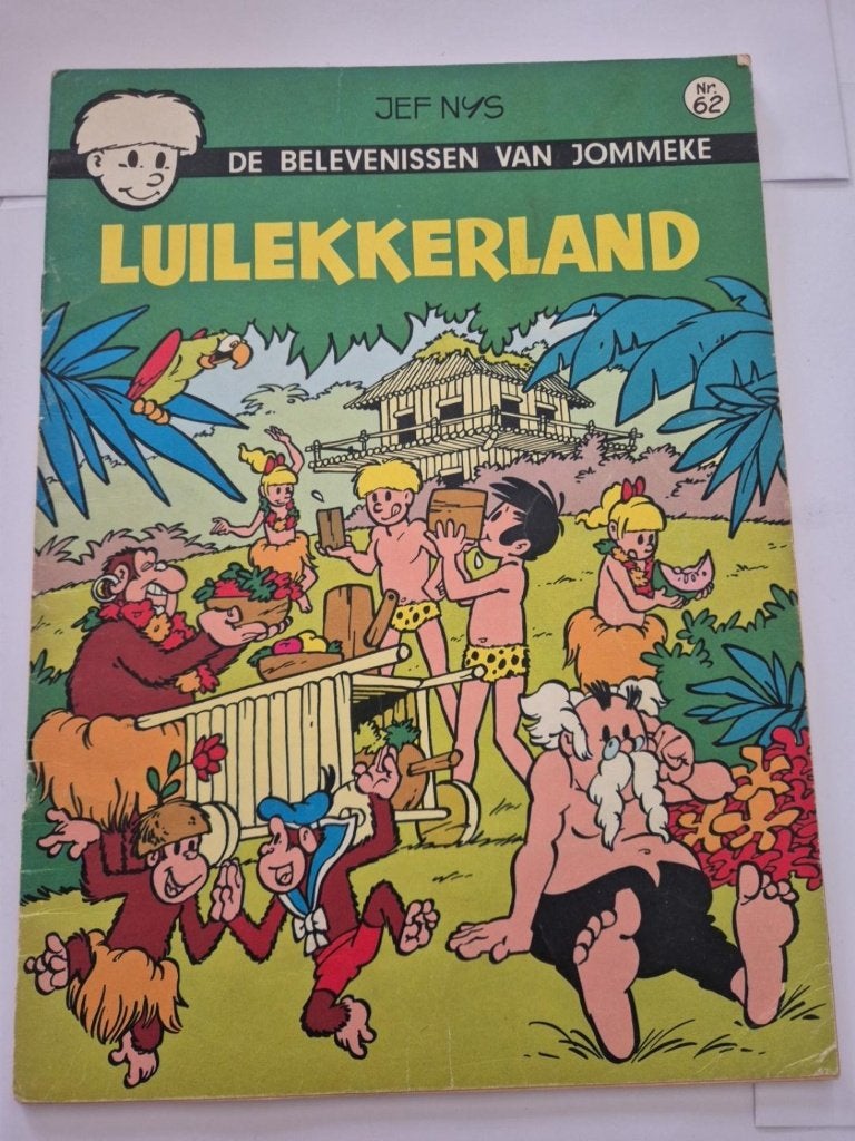 Jommeke nr. 62 – Luilekkerland, Une BD, Envoi, Utilisé