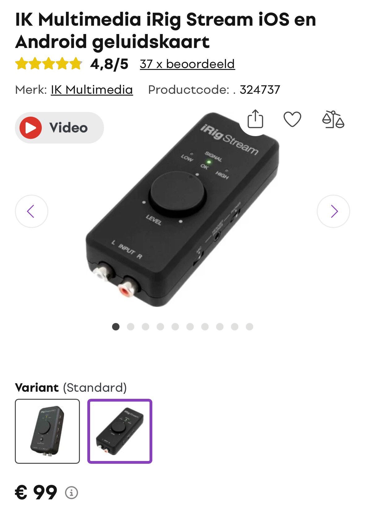 Irig stream, Enlèvement ou Envoi, Comme neuf