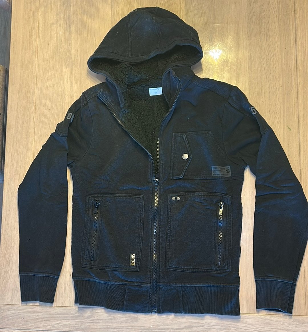 Jas/gilet maat M, Vêtements | Hommes, Vestes | Hiver, Enlèvement ou Envoi, Porté, Taille 48/50 (M), Noir