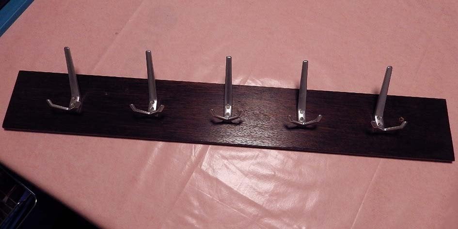 Meervoudige Hoed en Jassenkapstok., Ophalen, Gebruikt, Hout, Wandkapstok