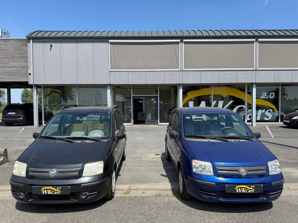 2 stuks van de Fiat Panda in benzine op stock, Auto's, Voorwielaandrijving, 4 zetels, Blauw, Bedrijf