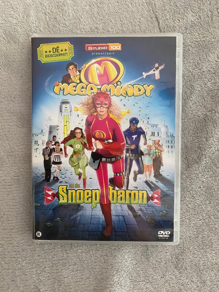 DVD Mega Mindy - Mega Mindy En De Snoepbaron, Tous les âges, Comme neuf, Enlèvement, Néerlandais
