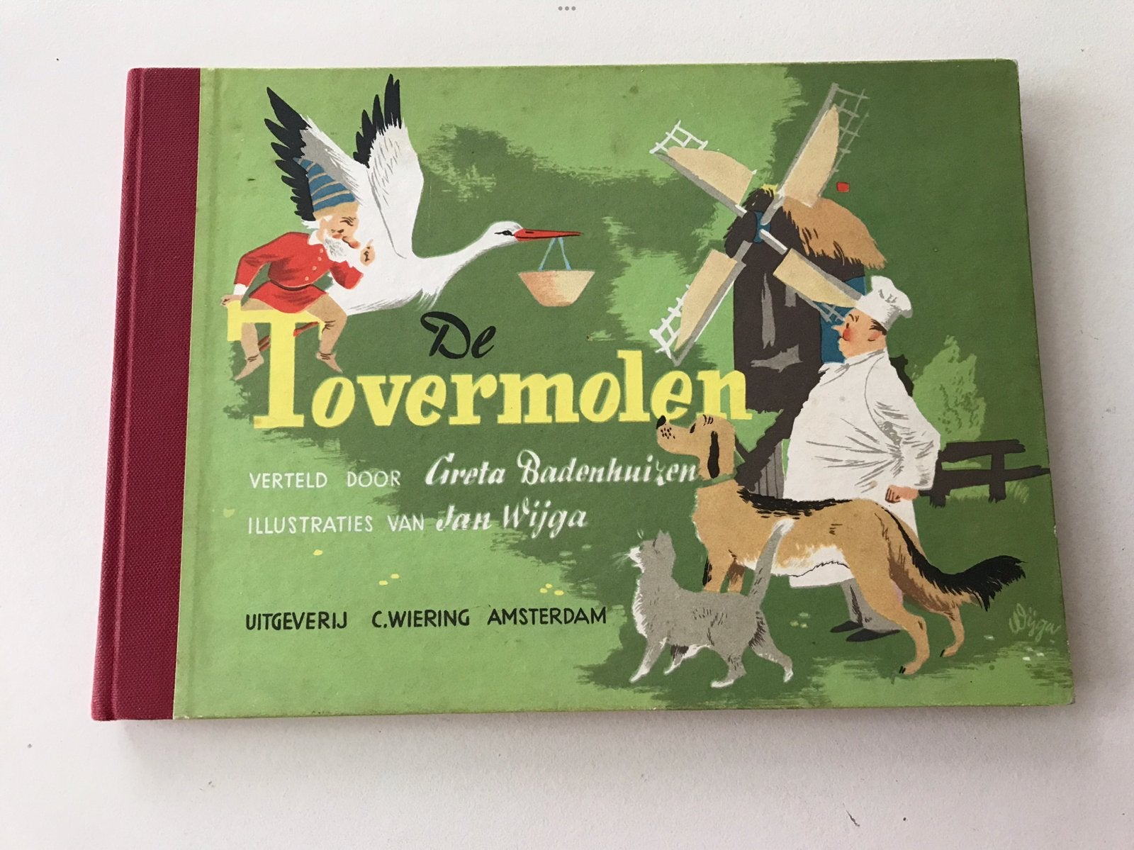 Oud kinderboek De tovermolen Greta Badenhuizen Amsterdam, Boeken, Ophalen of Verzenden, Gelezen