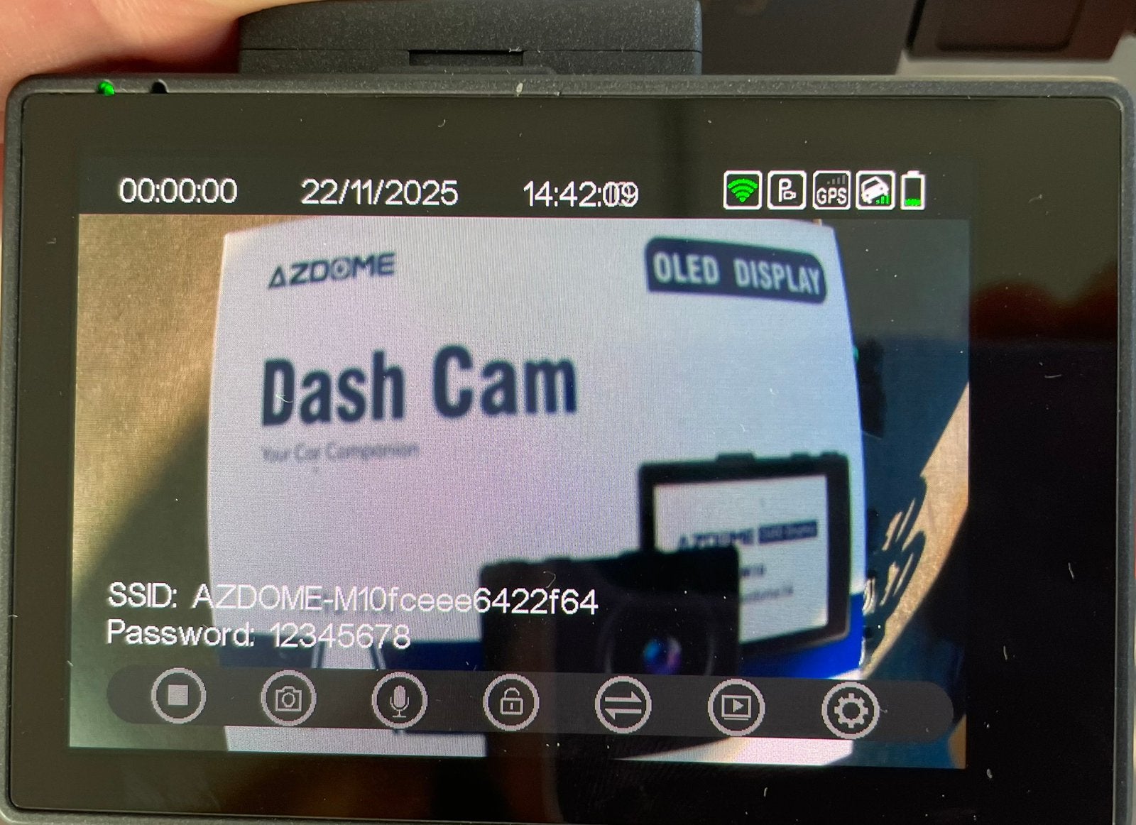 Dash cam, Ophalen, Gebruikt