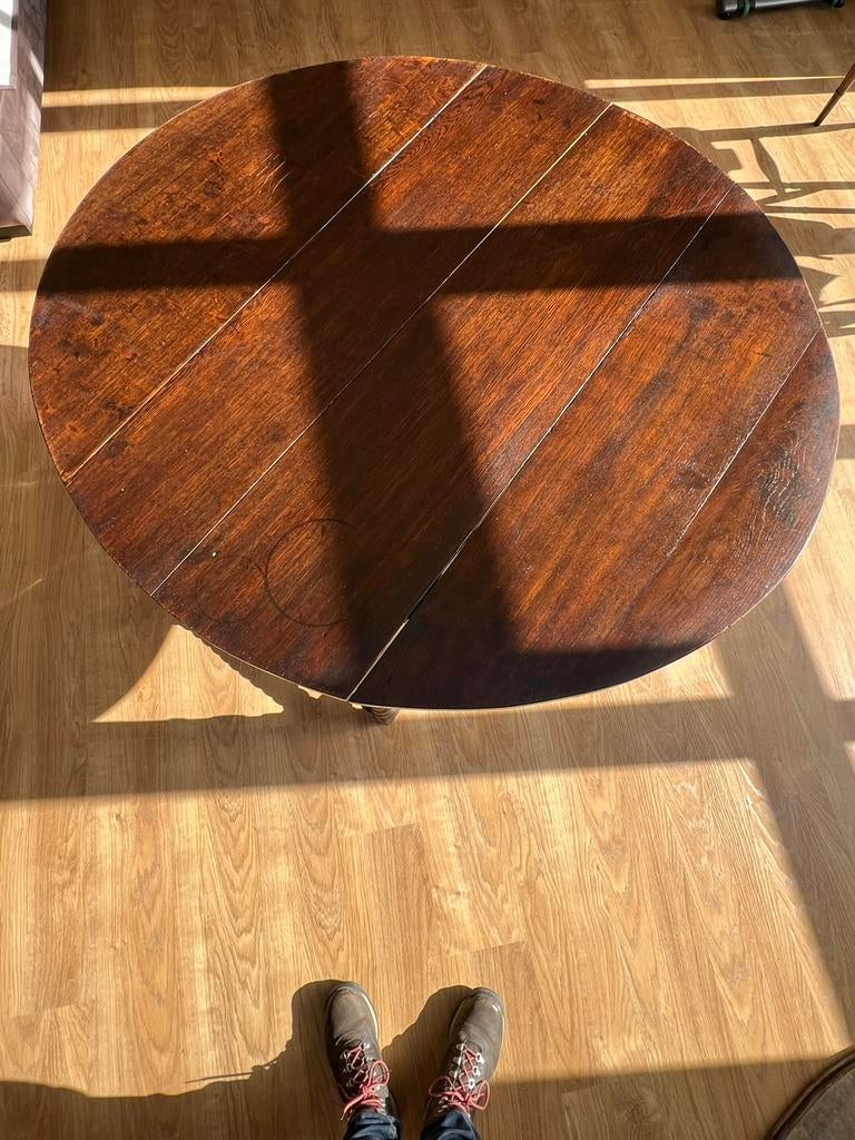 Ovale inklapbare tafel, Antiek en Kunst, Ophalen
