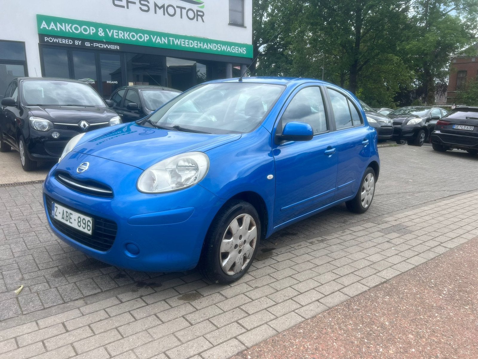 Nissan micra automaat, Auto's, Nissan, 4 cilinders, Blauw, Micra, 5 zetels