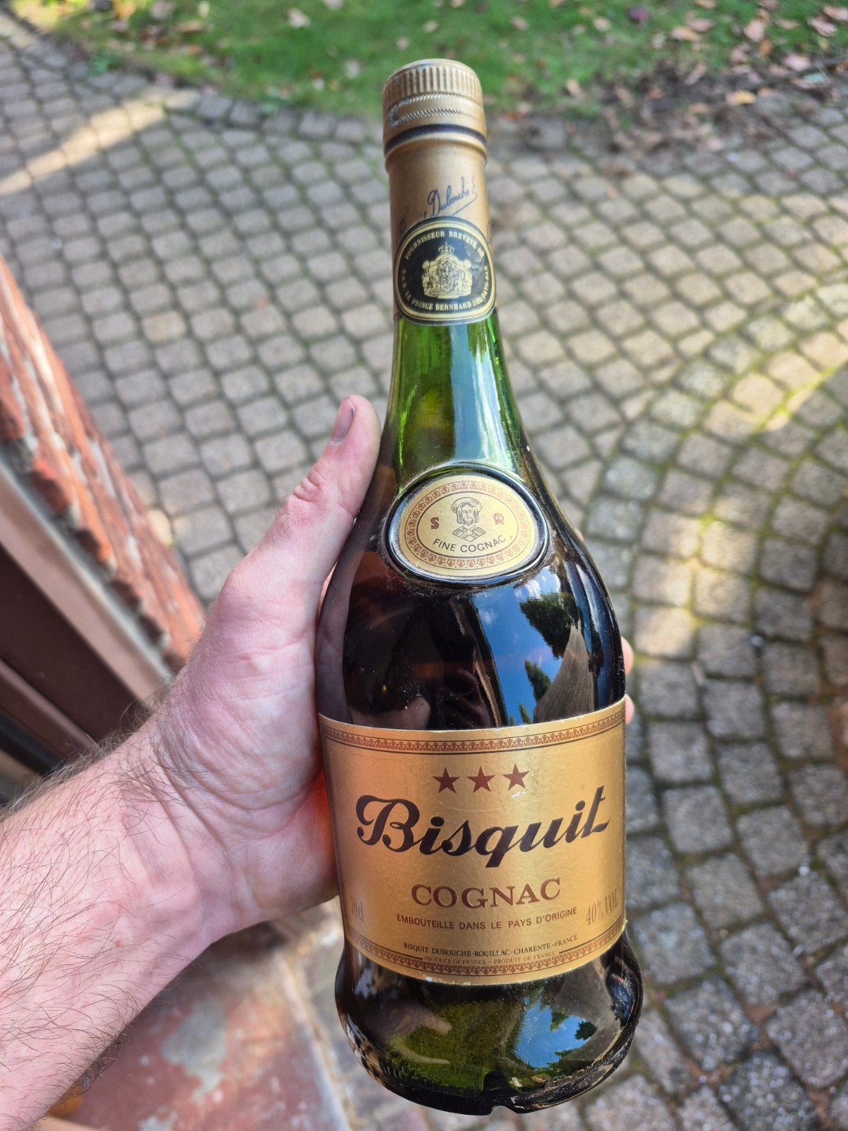 fles bisquit cognac 1985, Verzamelen, Ophalen