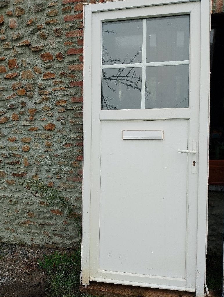 porte pvc, Bricolage & Construction, Double vitrage, Panneau vitré, 160 cm ou plus, Enlèvement