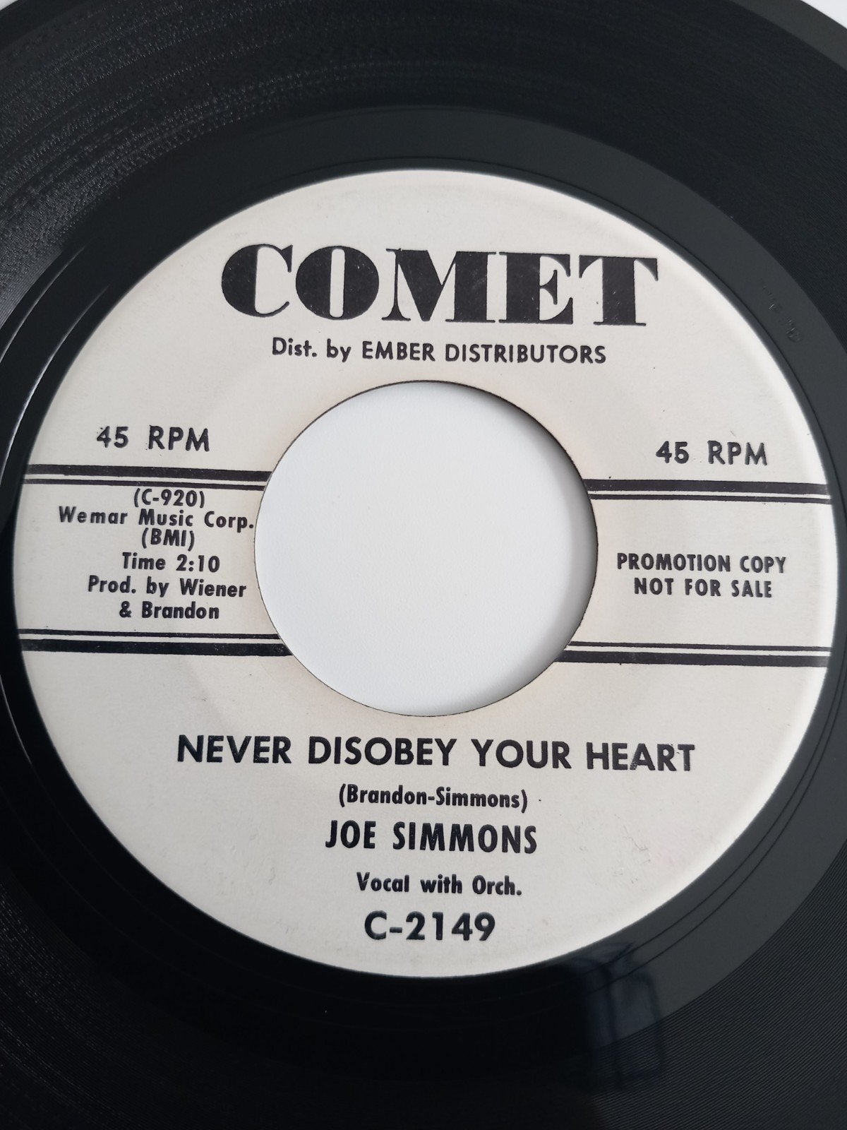 JOE SIMMONS. R&B SOUL FUNK 60S USA 45T, Ophalen of Verzenden