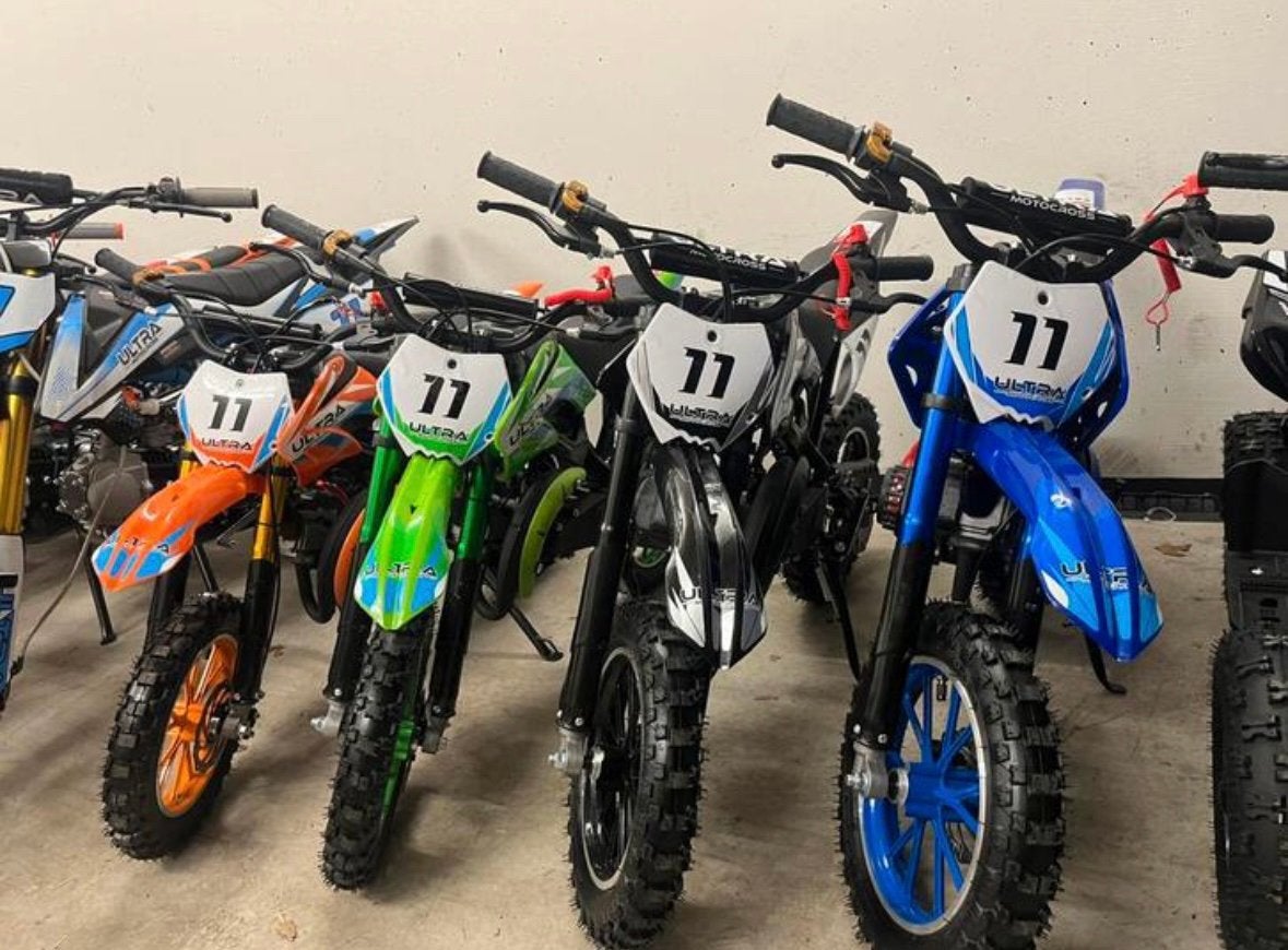Mini crosser quad pitbike crossmotor 49cc 50cc 125cc 250cc, Ophalen, Zo goed als nieuw, Pitbike
