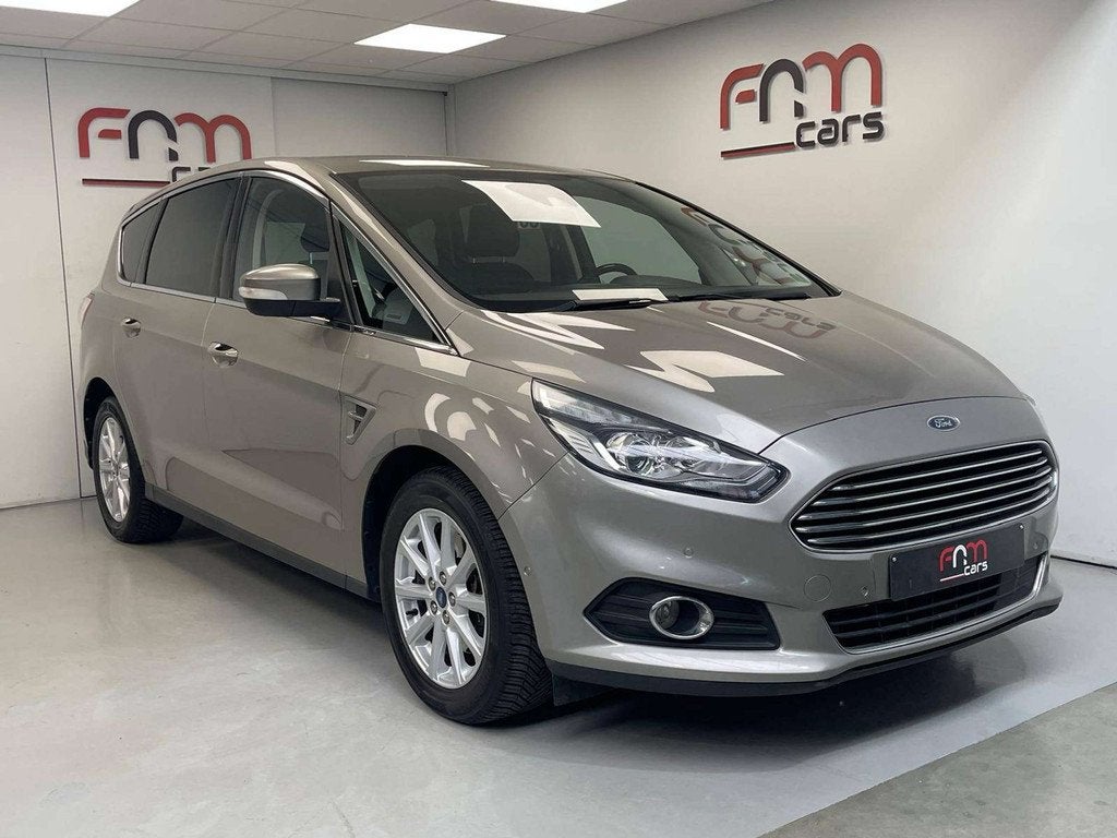 Ford S-MAX 2.0 TDCi Automaat bwj2017 Navi Cruise Leder Garan, Auto's, Ford, Automaat, Gebruikt, 4 cilinders, Leder