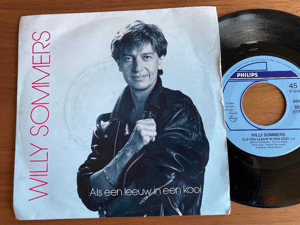 Willy Sommers – Als Een Leeuw In Een Kooi, Cd's en Dvd's, Vinyl Singles, Ophalen of Verzenden, 7 inch, Nederlandstalig, Single