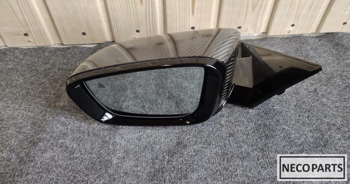 BMW 5 SERIE G30 G31 CARBON 9 PIN SPIEGEL BUITENSPIEGEL O.A!!, Auto-onderdelen, Gebruikt, -, Ophalen of Verzenden, Achter