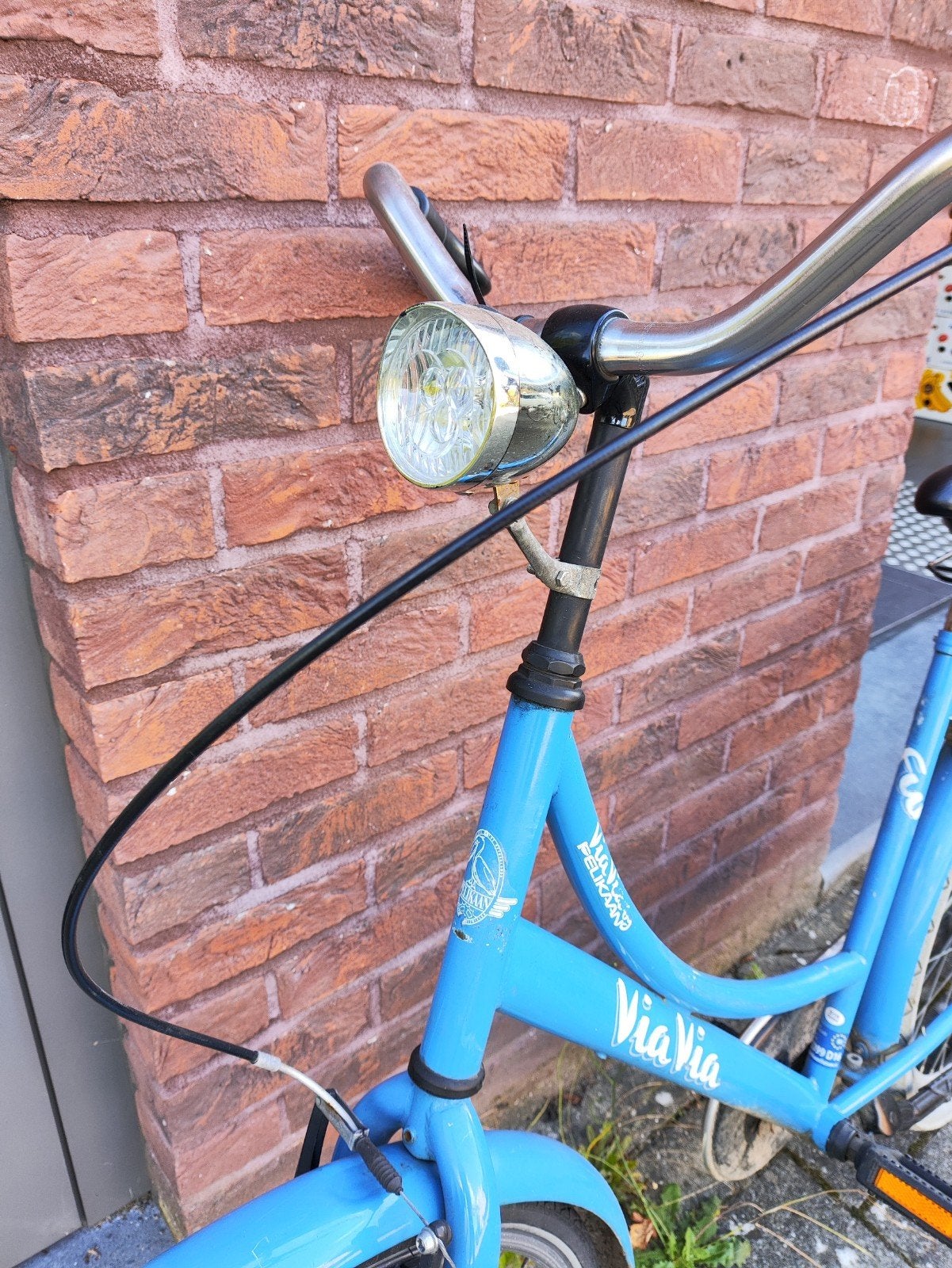 Blauwe meisjesfiets/damesfiets, Enlèvement, Utilisé, 26 pouces ou plus, V