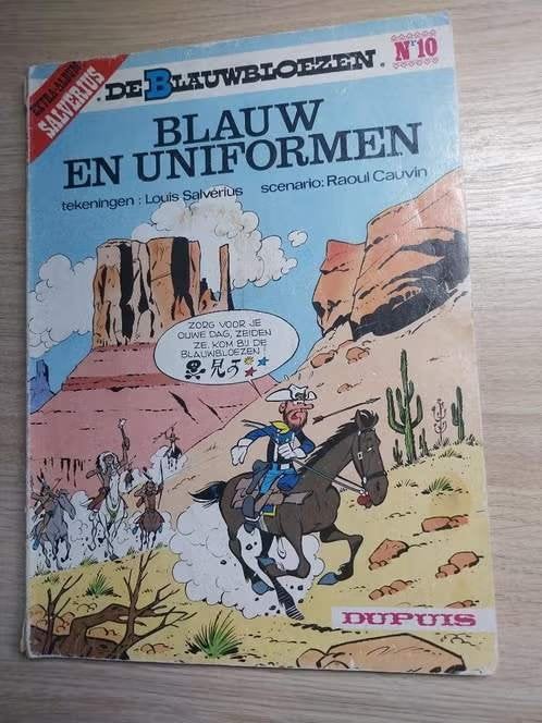 7 strips De Blauwbloezen, Boeken, Stripverhalen, Meerdere stripboeken, Ophalen of Verzenden, Gelezen, Lambil/Cauvin