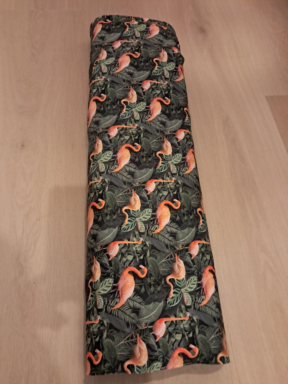Flamants roses à impression numérique en rouleau de tissu, Enlèvement, Neuf, Autres types