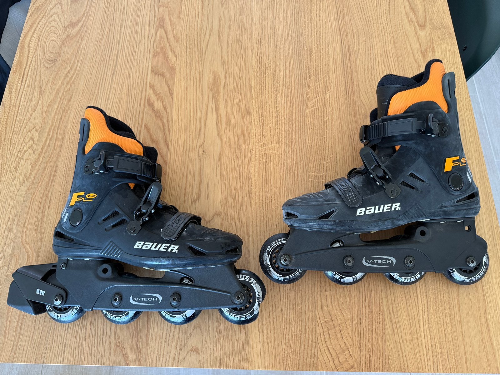 Bauer F 2.5 inline skates, Sport en Fitness, Skeelers, Ophalen, Gebruikt, Bauer, Inline skates 4 wielen