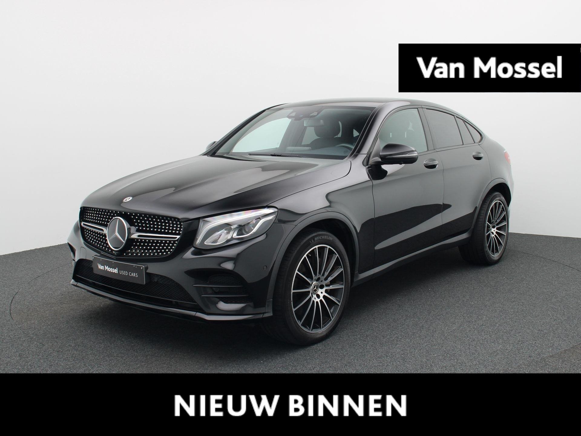 Mercedes-Benz GLC Coupé 250 4MATIC AMG LINE + LEDER + 360 C, Auto's, Automaat, Dealer onderhouden, Gebruikt, 4 cilinders