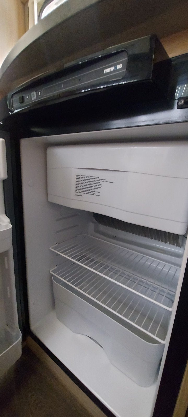 Thedford absorptie koelkast voor camper en caravaans, Ophalen