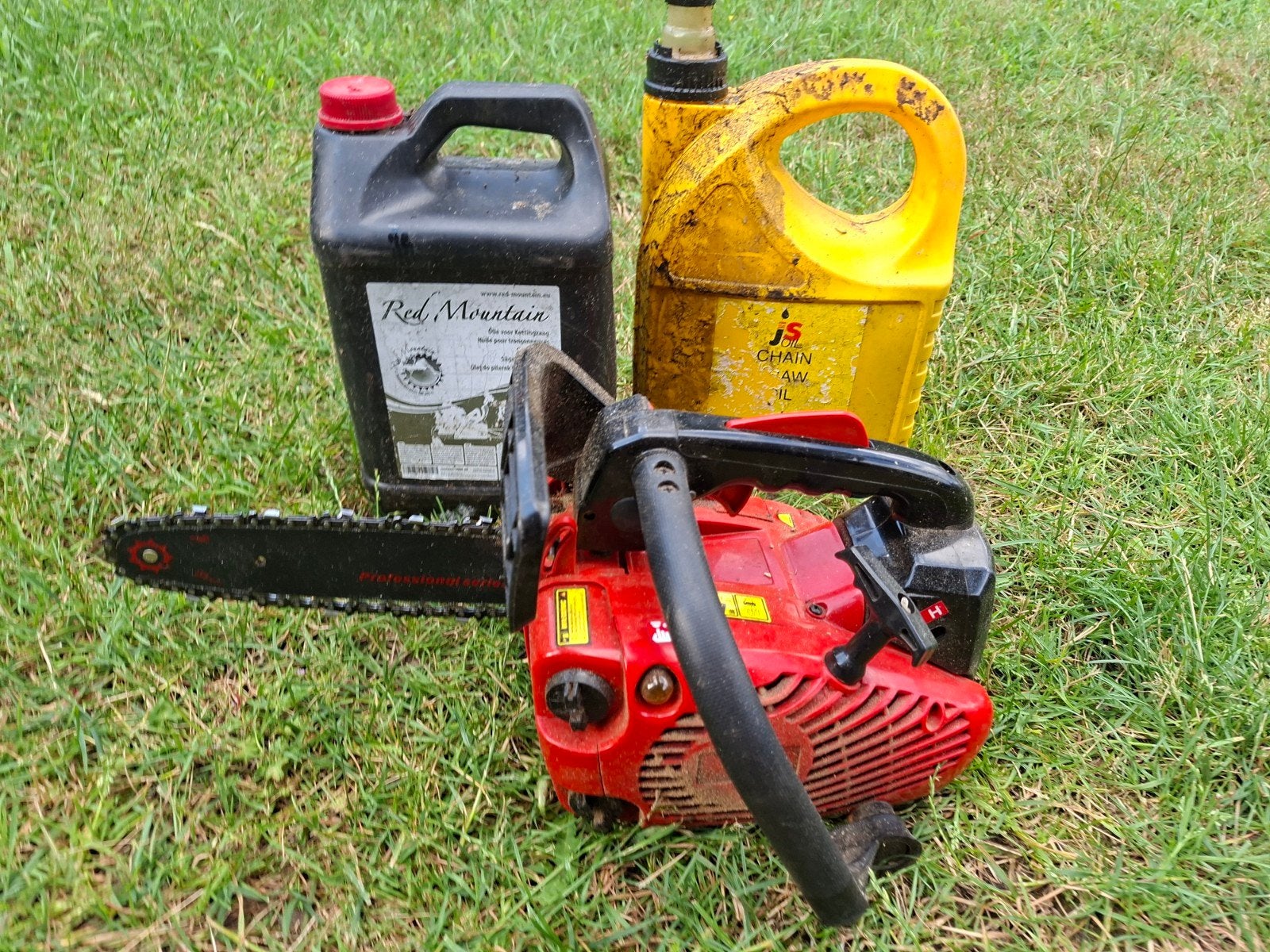 Stevige kettingzaag op benzine, Tuin en Terras, Ophalen