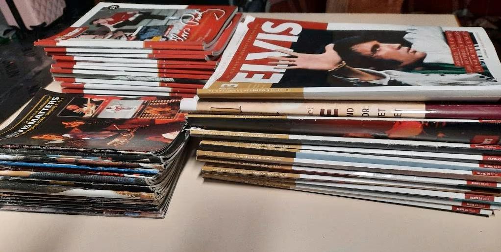 Elvis fanmagazines - Belgie/Nederland - 400 + stuks, Enlèvement ou Envoi, Utilisé, Livre, Revue ou Article