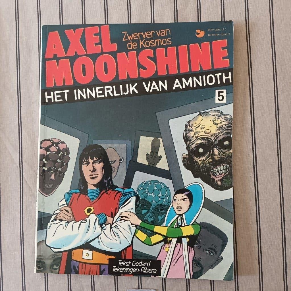 Axel Moonshine 5: het innerlijk van Amnioth, Boeken, Eén stripboek, Ophalen of Verzenden, Zo goed als nieuw