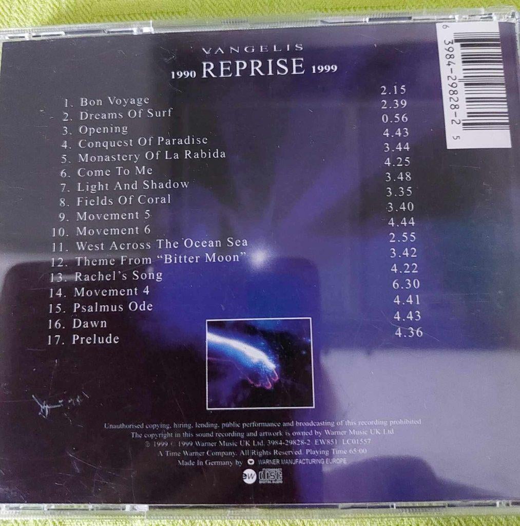 cd Vangelis Reprise, CD & DVD, CD | Instrumental, Enlèvement ou Envoi