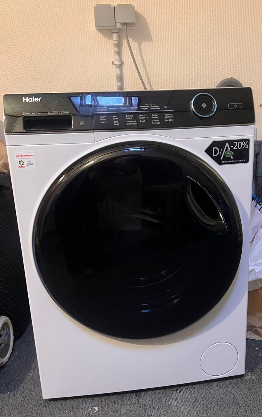 Machine à laver séchante Haier 7/8 kg–Garantie–Très bon état, Electroménager, Lave-linges séchants, Enlèvement, Comme neuf