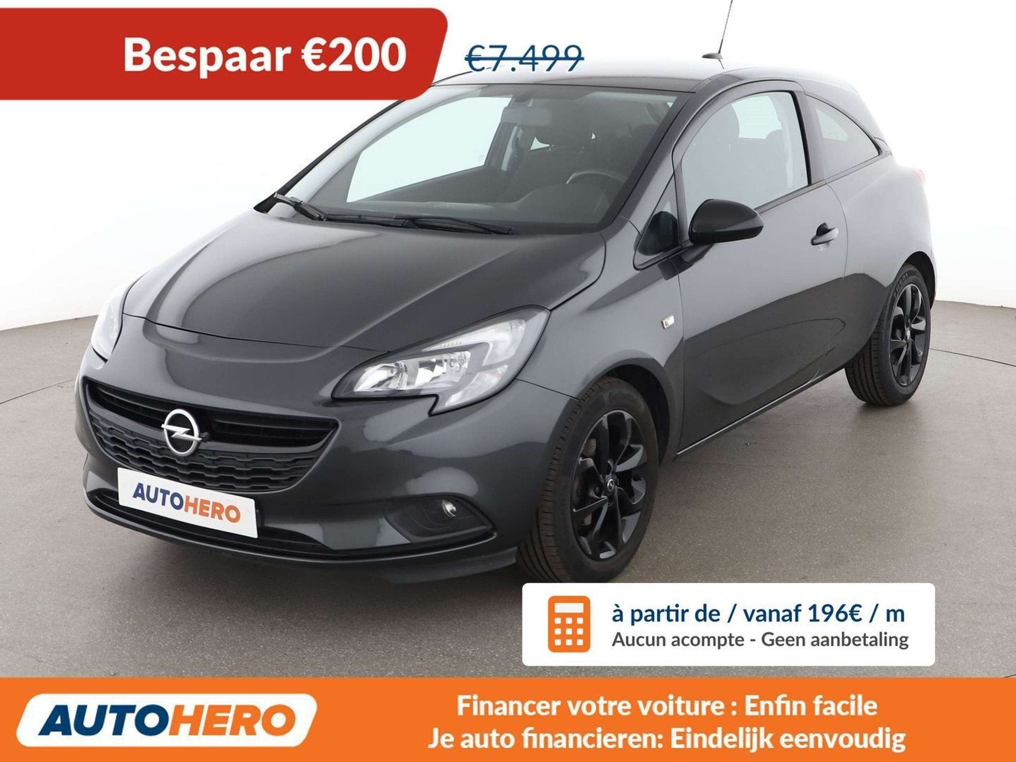 Opel Corsa 1.4 Color Edition (année de construction 2017), Autos, Achat, 90 ch, Boîte manuelle, Noir