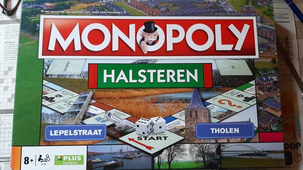 jeu de plateau new Monopoly Halsteren Monopoly limited, 1 ou 2 joueurs, Enlèvement ou Envoi, Neuf, Monopooly