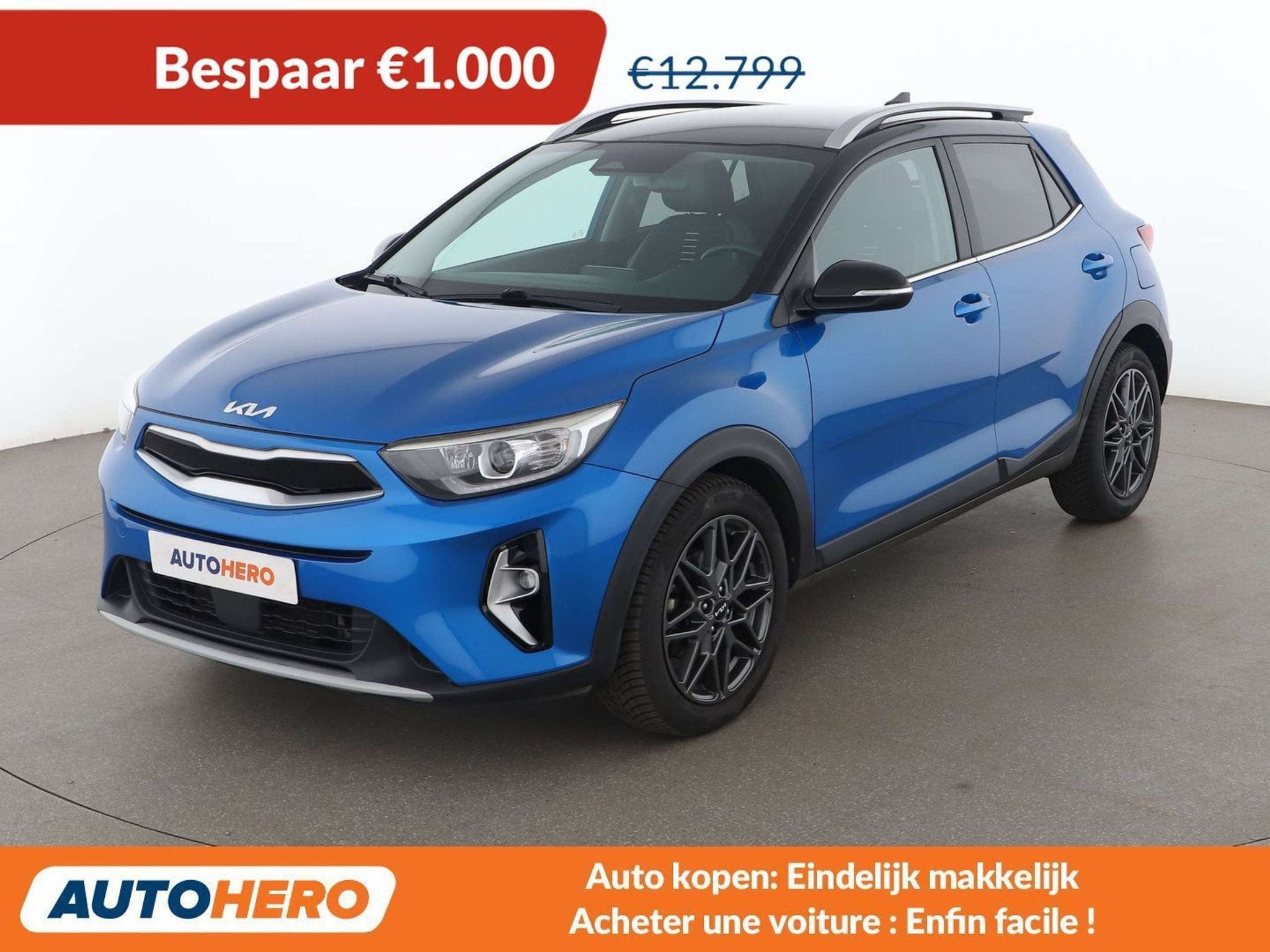 Kia Stonic 1.0 TGDI Active Business, Autos, Achat, 998 cm³, Euro 6, Noir