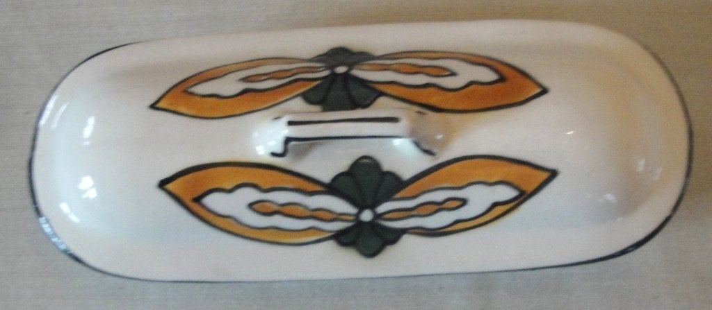 BOITE à PEIGNES FAIENCE AMC., Antiquités & Art, Enlèvement