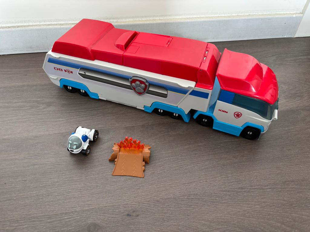 Paw patroller - Uitklapbare bus paw patrol, Kinderen en Baby's, Ophalen, Gebruikt