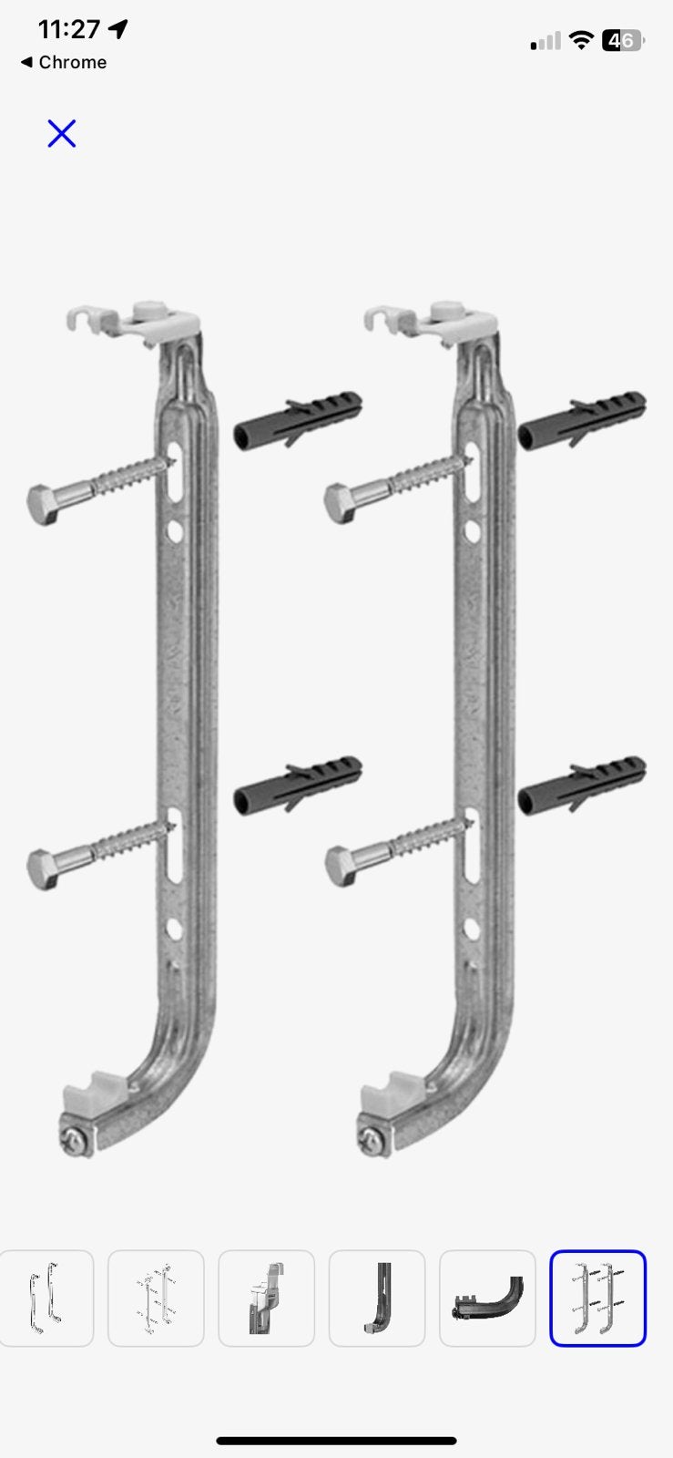 Radiateur à panneaux Rofix 3 pièces support  J 30 cm/300 mm, Enlèvement ou Envoi, Radiateur