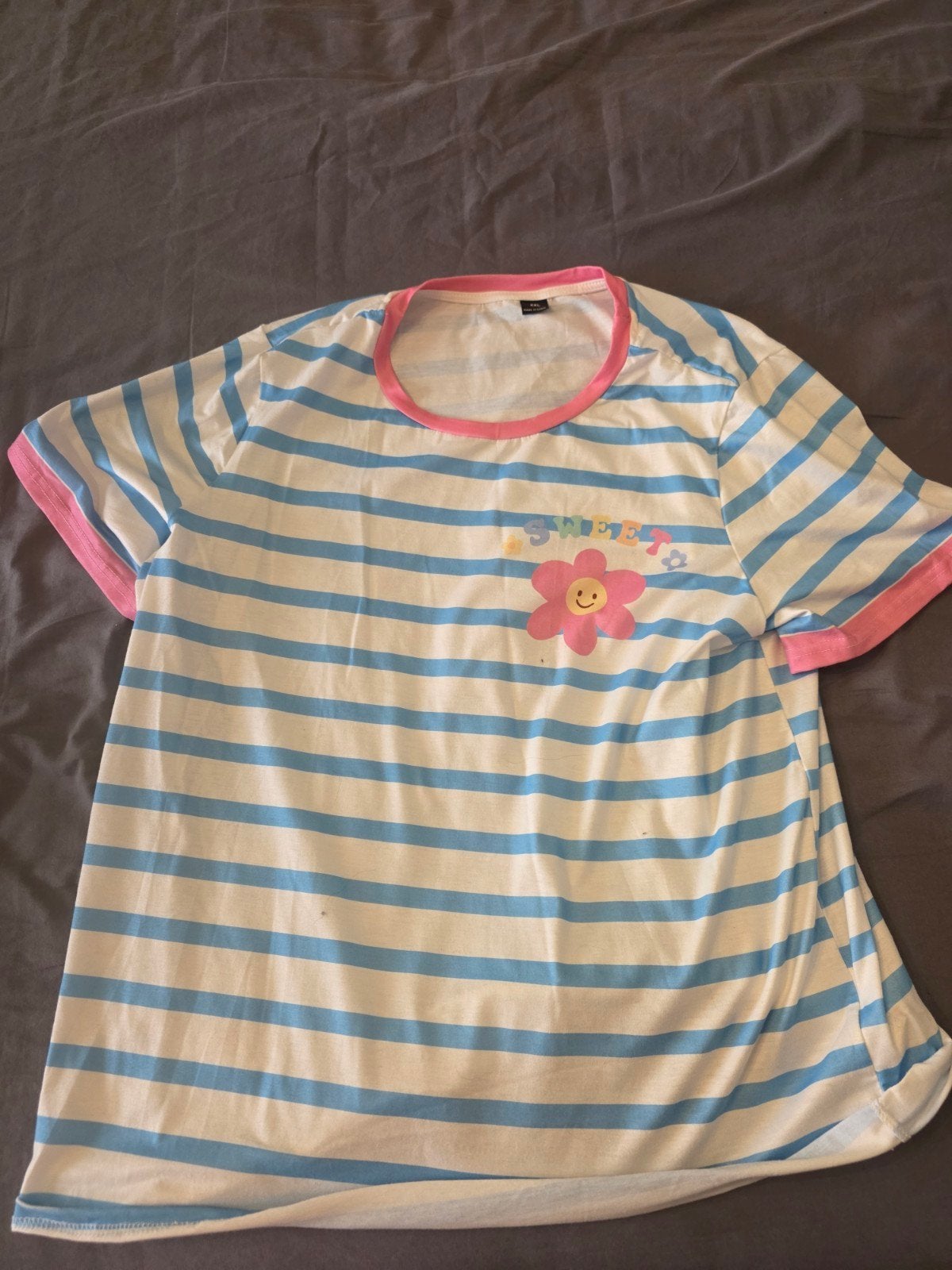 T-shirt, Kleding | Dames, Blouses en Tunieken, Ophalen, Blauw, Maat 46/48 (XL) of groter, Nieuw