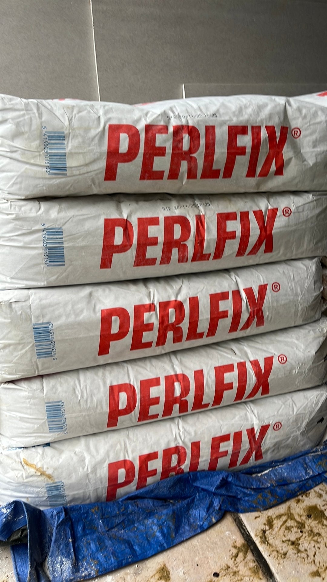 16x Knauf Perlfix kleefgips 25 kg – 400 kg totaal, Enlèvement, Comme neuf