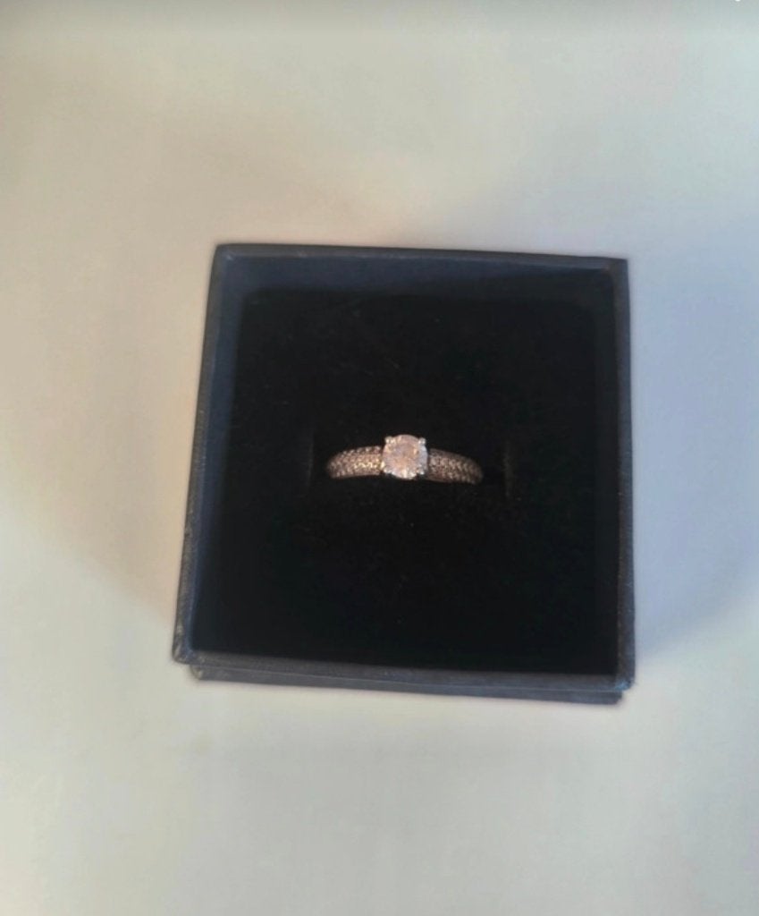 Zilveren ring, Handtassen en Accessoires, Ophalen, Dame, Zilver, Zilver